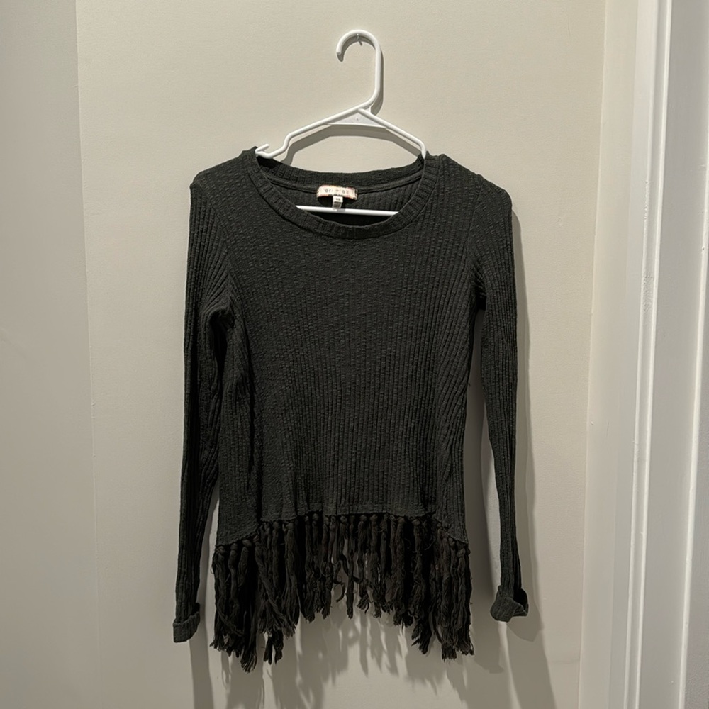 Eri + Ali Fringe Sweater